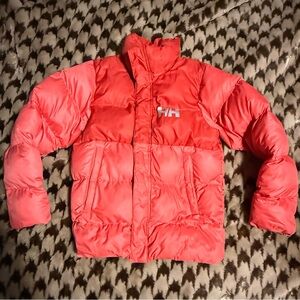 Helly Hansen Kids Puffer Jacket - Bright Red/orange like new